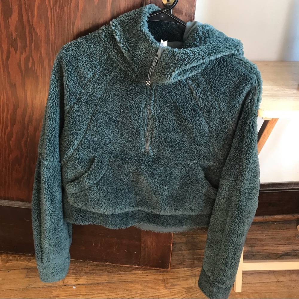 Lululemon scuba oversized half zip fleece hoodie